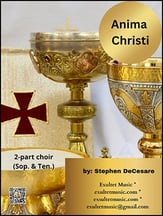 Anima Christi Two-Part Mixed choral sheet music cover